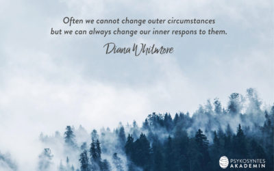 Often we cannot change outer circumstances
