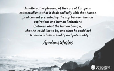 An alternative phrasing of the core of European existentialism